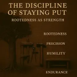 The Discipline of Staying Put